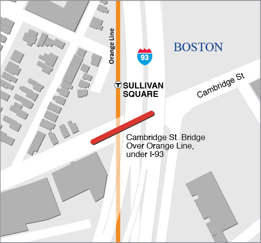 Boston: Bridge Preservation, Cambridge Street over MBTA 